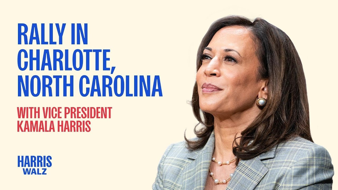 Rally in Charlotte, North Carolina with Vice President Kamala Harri...